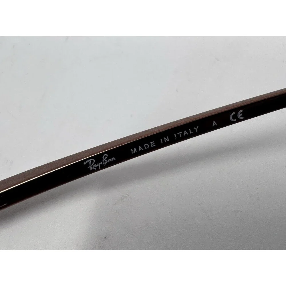 Ray-Ban RB6061 Eyeglass Frames Only 52-19-140 Brown 2622 Italy Made Authentic